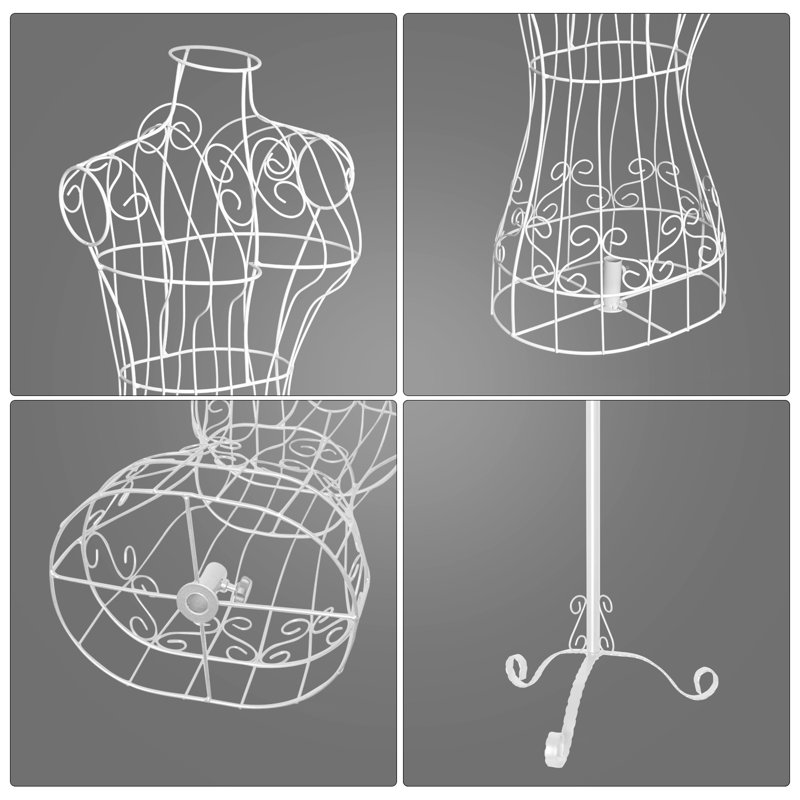 Sharewin Wire Dress Form Vintage Style | Wayfair Sharewin Wire Dress Form Vintage Style | Wayfair