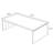 Burlywood Solid Wood Rectangular Coffee Table