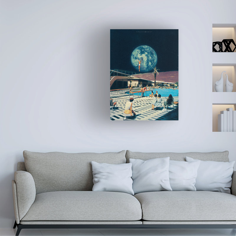 «Spacerocket 667» sur impression sur toile, H 47 po x l 35 po x P 2 po