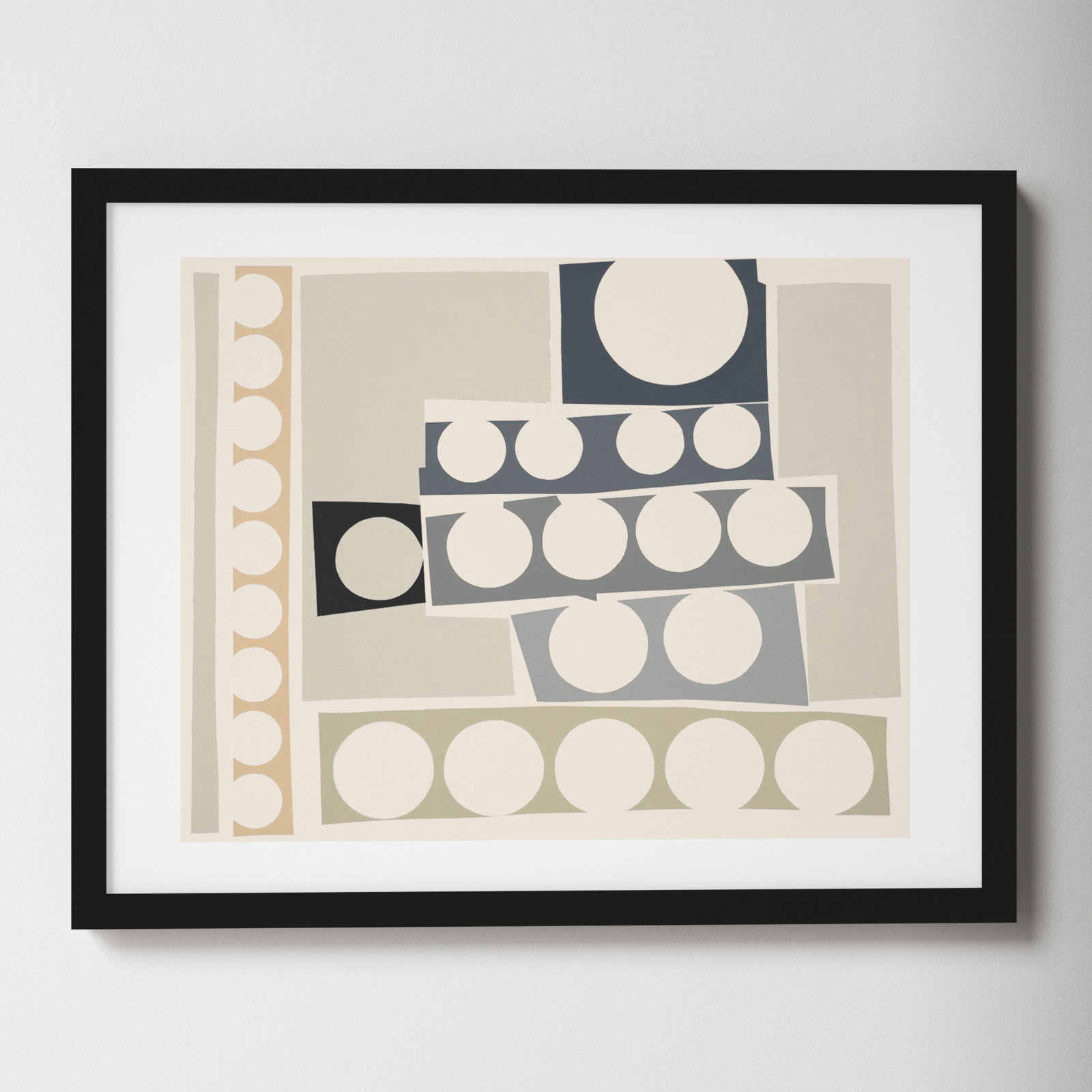 Cosmos 6.0 Print by Lee Lessem, 20" H x 25" W x 1.25" D, Black Framed