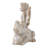 Garden Statuary Resin And Magnesia Fairy Sculpture With Glass Orb On Tree Stump Decorative Figurine