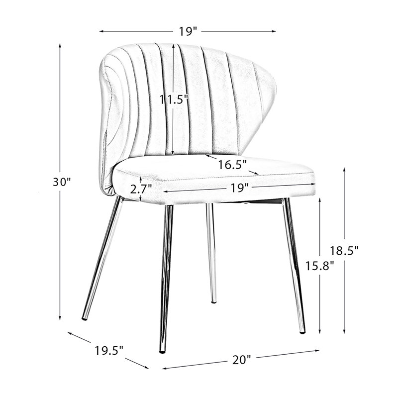 Fauteuil d'appoint à oreilles Axia, Fuchsia