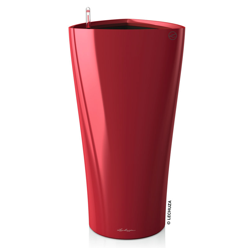 Delta Premium Pot Planter, 56cm H x 30cm W x 30cm D, Scarlet Red