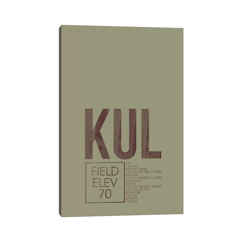 KUL Air Traffic Control, Kuala Lumpur, Malaysia by 08 Left - Wrapped Canvas Gallery-Wrapped Canvas Giclée