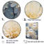 «White and Blue Mums Fragrant Elegance III», reproduction sur toile-97064478-134390227