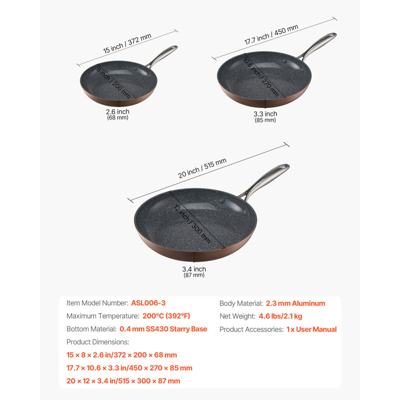 Non-Stick Frying Pan Set