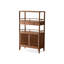 Retro Walnut Solid Wood Accent Cabinet