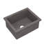 22" Pacifica Undermount Concrete Kitchen Sink in Ash-1787835468