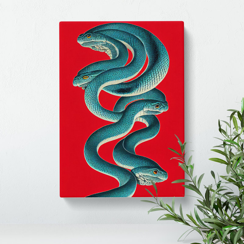 Snake Monster - Wrapped Canvas, 50cm H x 35cm W x 3cm D