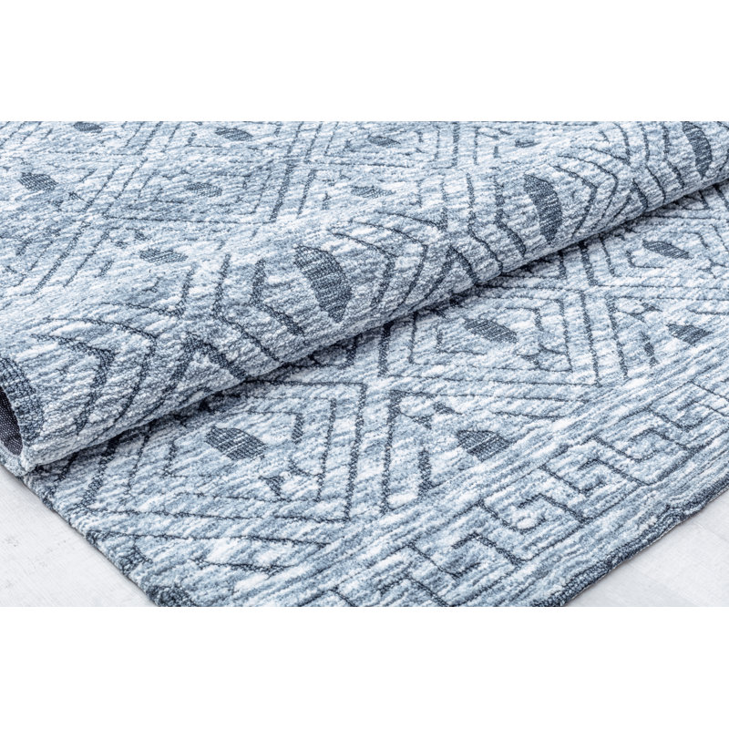 Gianna Transitional Infinite Sea Area Rug, Rectangle 5' x 7'