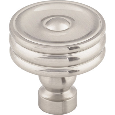 Brixton Ridged 1 1/4" Diameter Round Knob