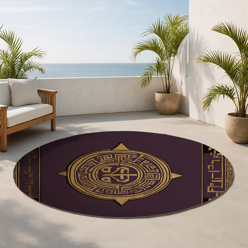 Tapis intérieur et extérieur Classic, Rond 5 pi