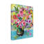 Art mural sur toile tendue - «Gathered Blooms» de Suzanne Allard pour décoration de salon, de chambre à coucher ou de bureau - 18 x 24