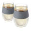 Tasses rafraîchissantes à vin en gris