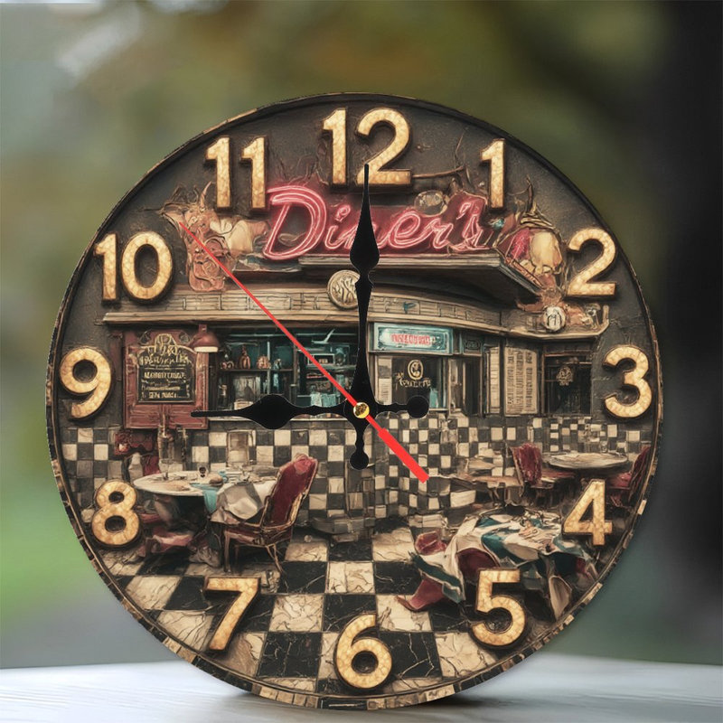 Horloge Diners