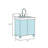 Juniper 24'' Free Standing Single Bathroom Vanity Set with Countertop and Sink-1125286526