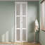 Porte pliante 30 po x 96 po avec porte pliante à 3 lumières Luminamatte-107364865