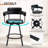Rozie Swivel 26" Faux Leather Counter Stool-723851641