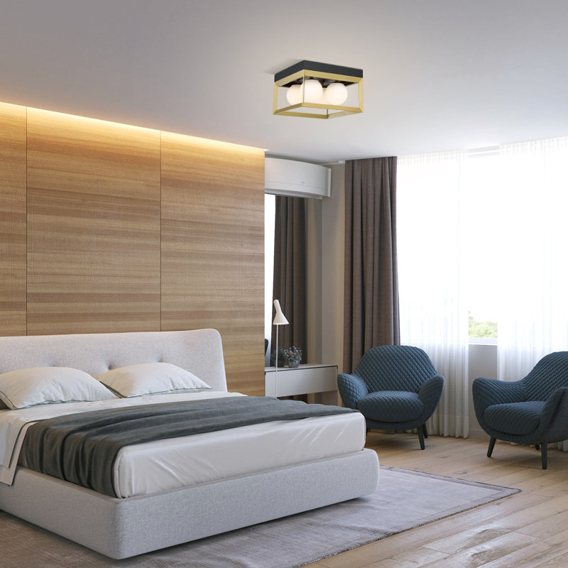 Luna Glass LED Flush Mount