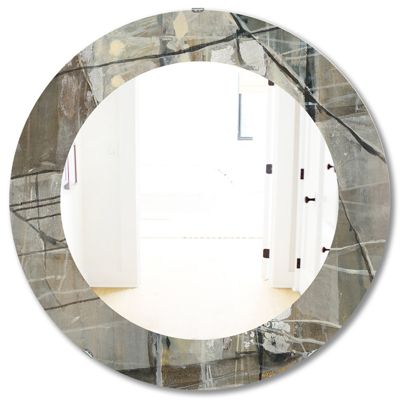 Miroir d'appoint mural, H 31,5 po x l po