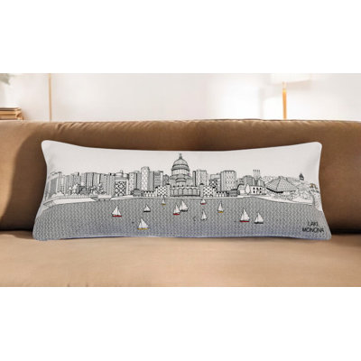 Coussin 14 po x 35 po Madison