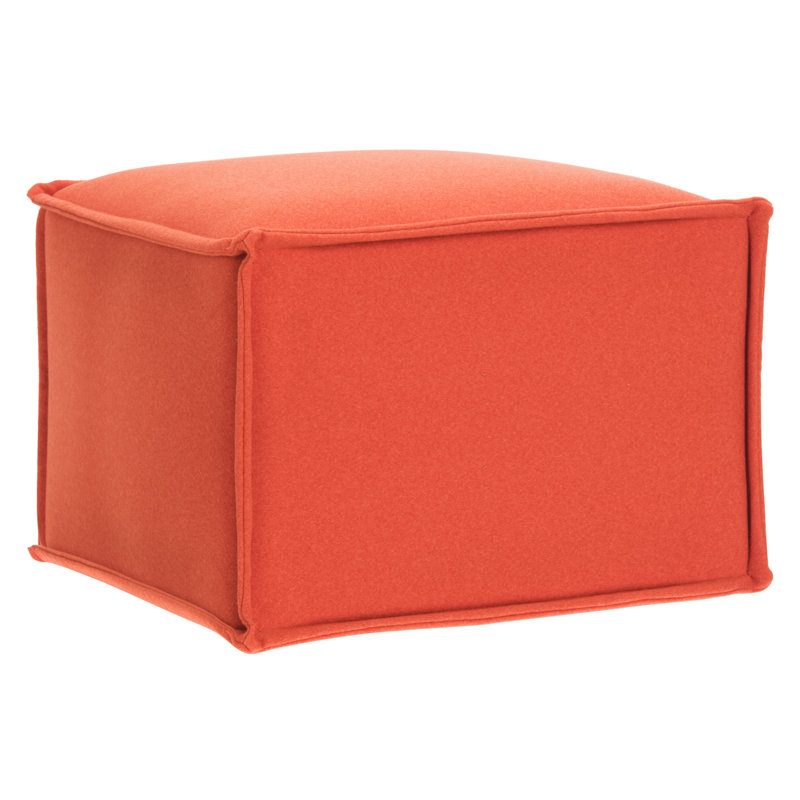 Pouf, 100 % polyester orange