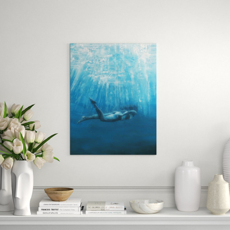 Mermaid Print by Jacob Lincoln, 31" H x 24" W, Outdoor