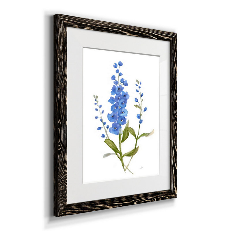 Petite Botanical I - Cadre photo, reproduction d'art sur papier, H 24 po x l 18 po x P 1,5 po, Noir
