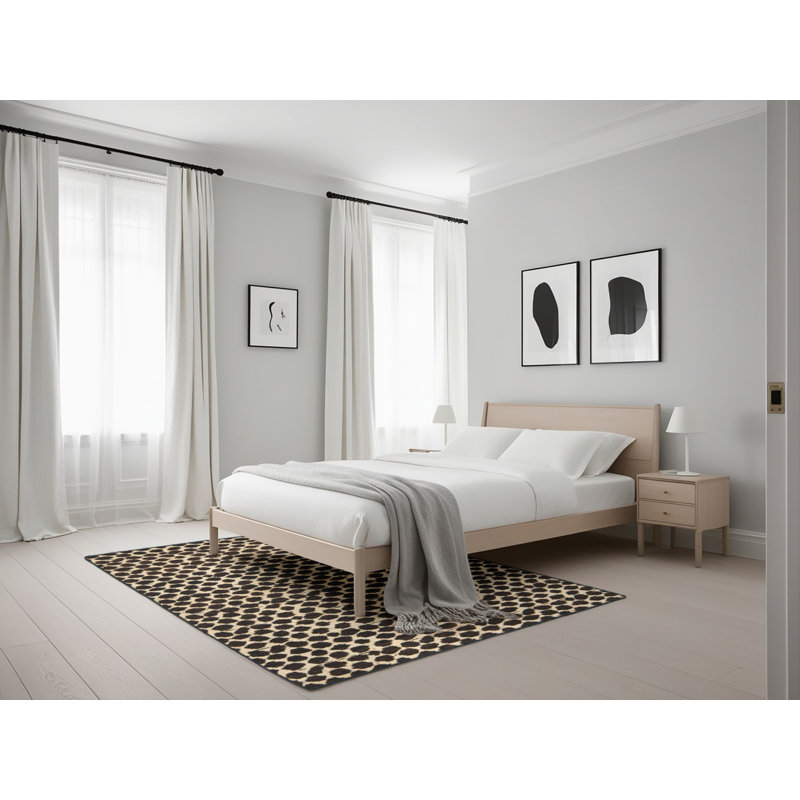 Darchell Abstract Indoor Rug, Rectangle 5' x 7'