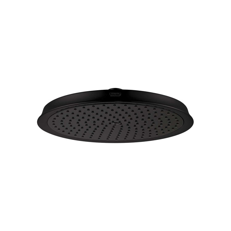 Raindance Classic Luxury 2.0 GPM Rain Shower Head with AirPower, Matte Black