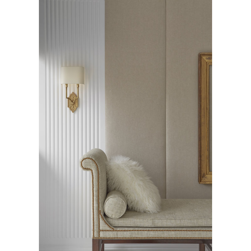 Thomas O'Brien Silhouette Fretwork Sconce, Polished Nickel