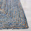 Tapis bleu / naturel tissé à plat à la main Demar-1613736243