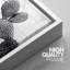 Cactus désert noir et blanc groupes de cactus, impression sur toile, 3 pièces-91259760-91259761