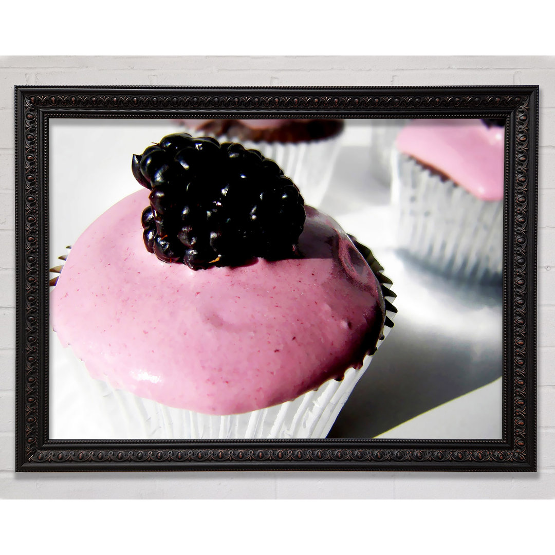 Silverberry Cupcake - Einzelner Bilderrahmen Kunstdrucke