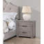 Table de chevet en chêne gris clair-1704442576