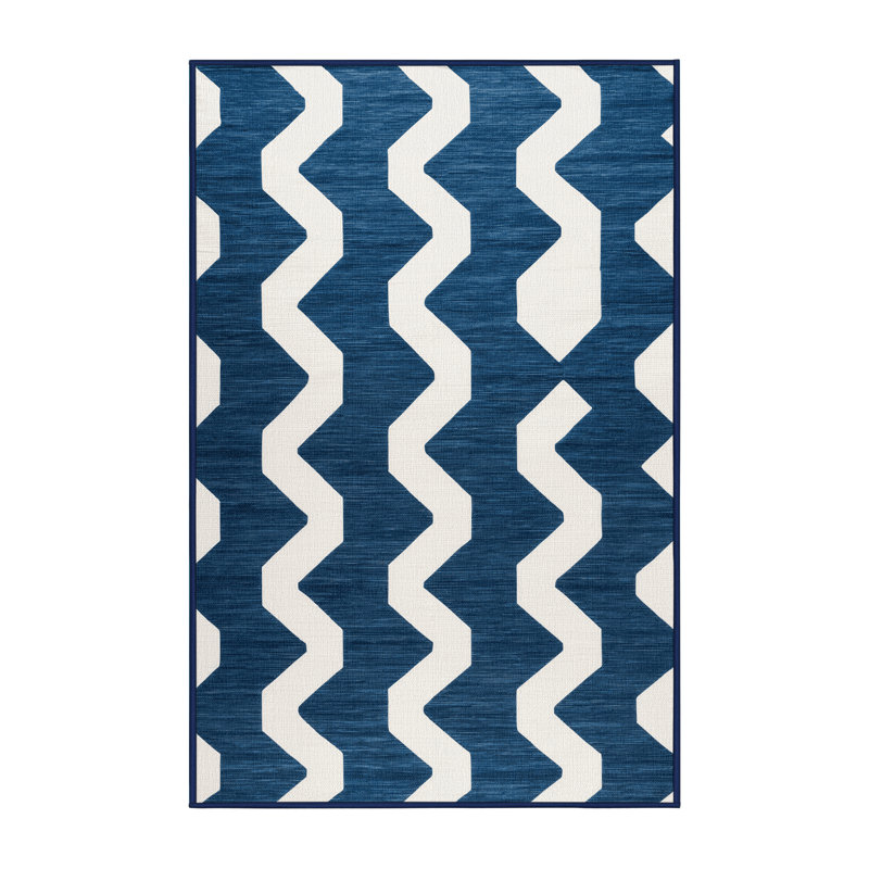 Tapis botanique brun lavable à la machine, Rectangle 5 pi x 7 pi