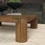 Table basse carrée en bois récupéré Hewitt