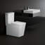 Eurocube 1.28 GPF (Water Efficient) Elongated Two-Piece Toilet (Seat Included)