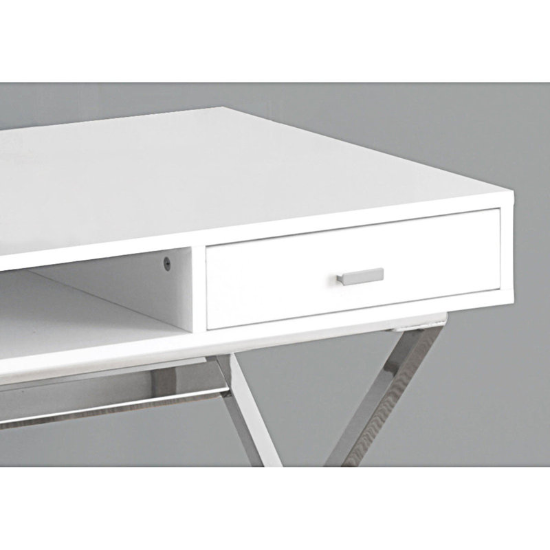 Bureau d'ordinateur à domicile avec tiroirs de rangement