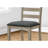 Transitional Upholstered Dining Chairs, Set Of 2, Comfortable Padded Seats, Durable Ladder Back Design For Kitchen And Dining Room