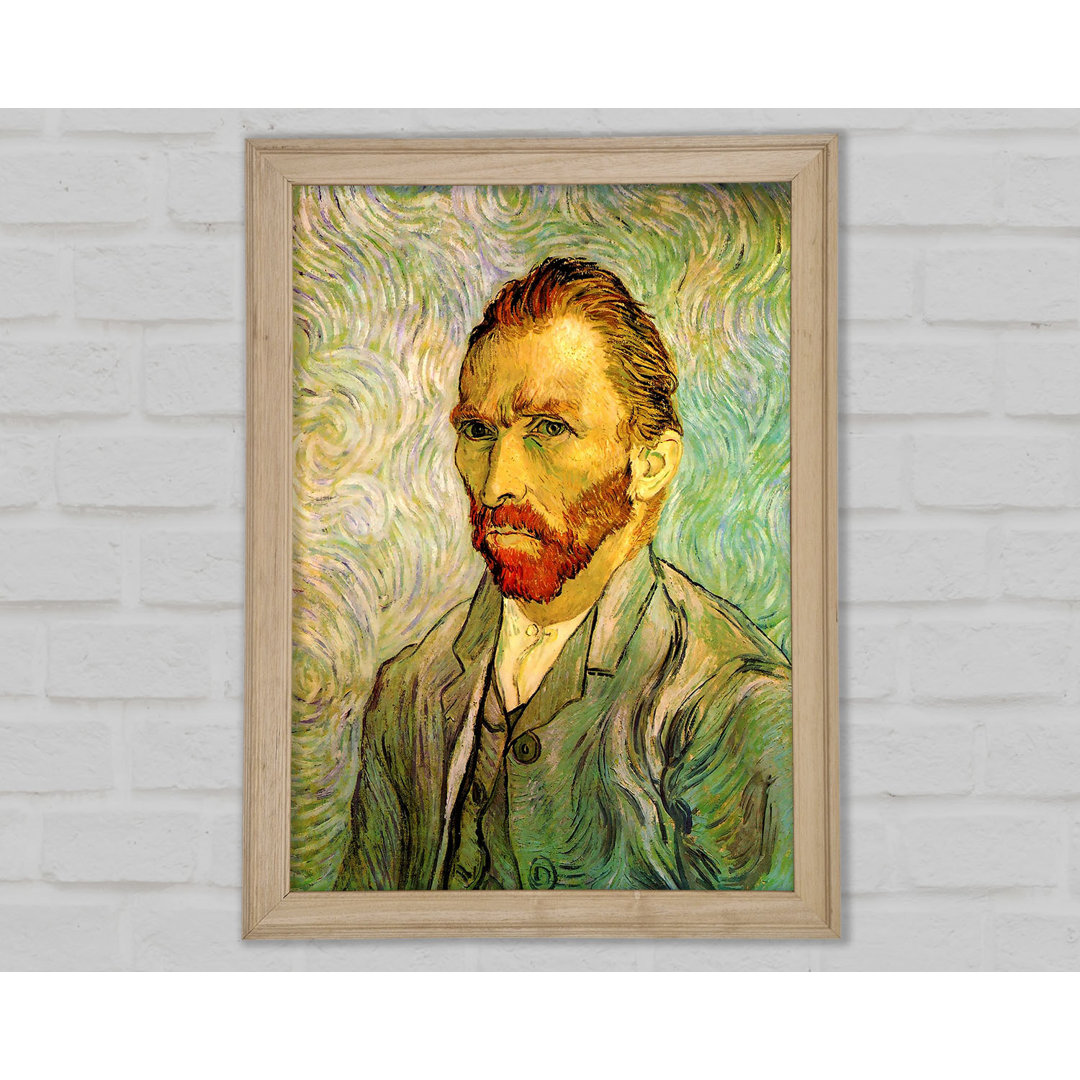 Van Gogh Selbstporträt 2 - Einzelner Bilderrahmen Kunstdrucke