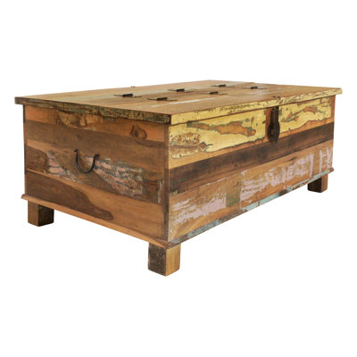 Lottie Solid Wood Top Coffee Table