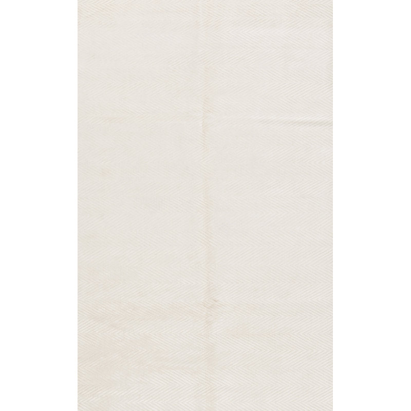 Tapis blanc de haute qualité noué à la main
