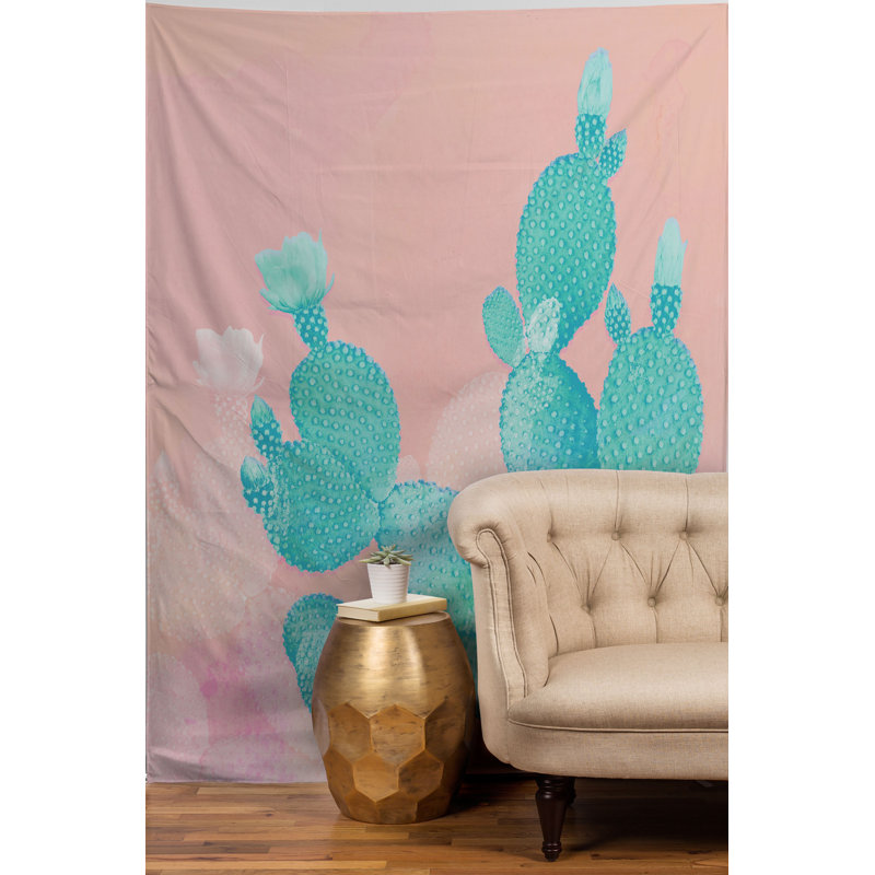 Tapisserie cactus pastel kangarui