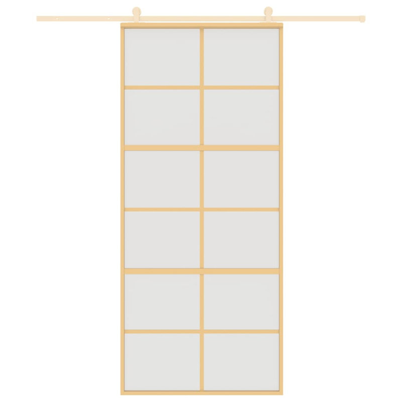Hilger Metal Sliding Doors, 205cm H x 90cm W