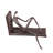 Man on Ledge Iron Sculpture Single Bookend
