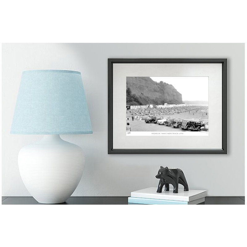 Shanklin, Small Hope Beach C1950 - Single Picture Frame Print, 40cm H x 50cm W x 2.3cm D