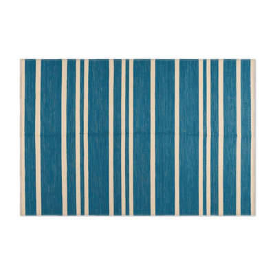 Tapis intérieur / extérieur bleu HorizontalStripes