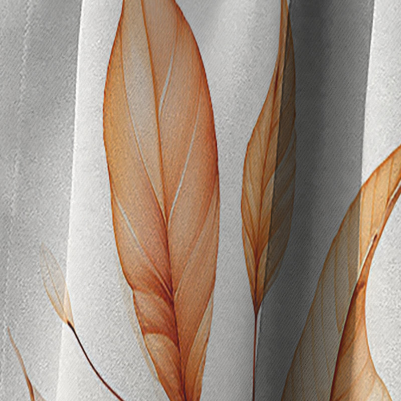 Garvey - Rideau à feuilles - Rideau occultant à motif floral - 1 panneau, L 52 po x L 120 po