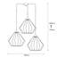 Luminaire suspendu géométrique 3 lumières Eastbourne
